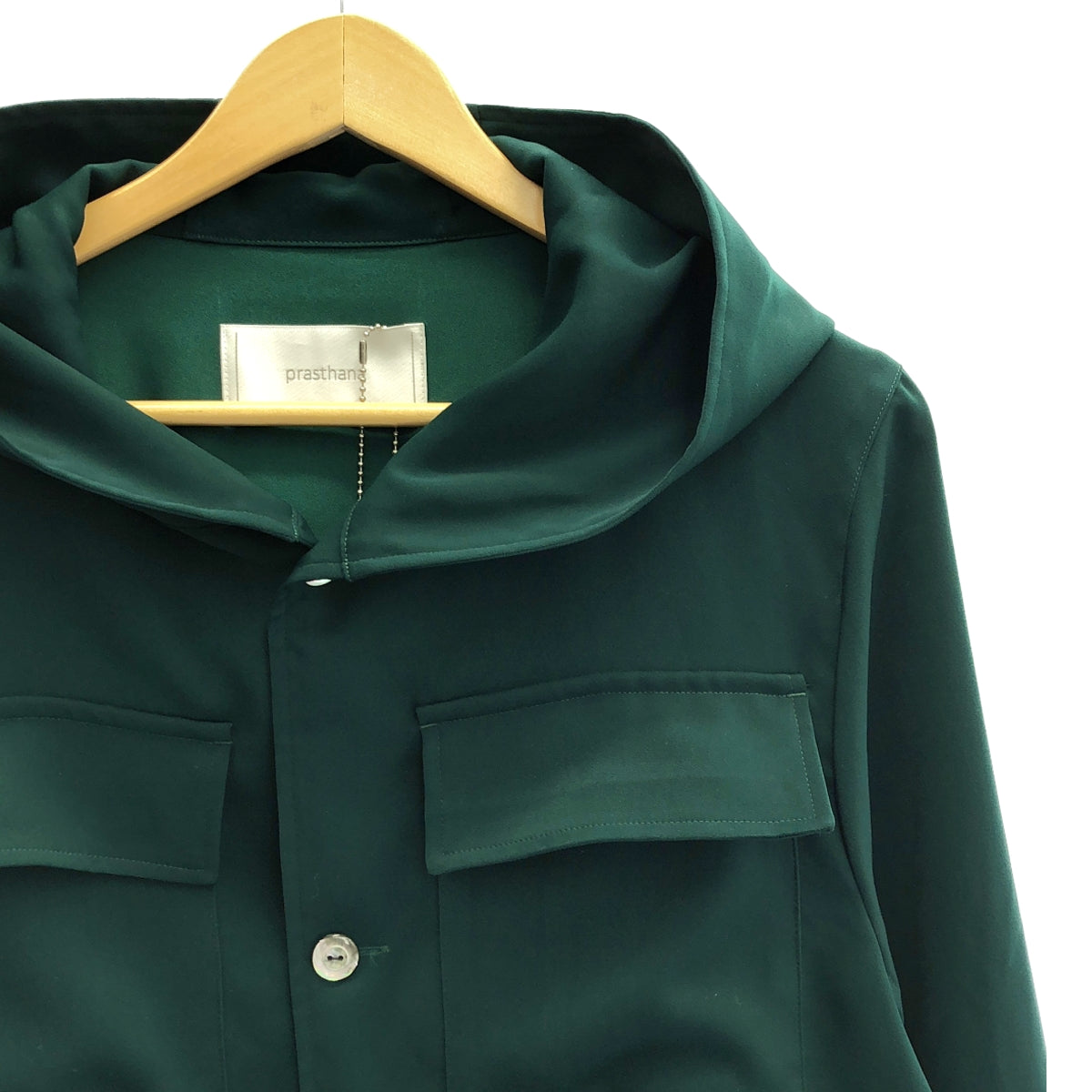 [New] prasthana / Prasthana | Hooded BDU shirt | S | Green | Men's