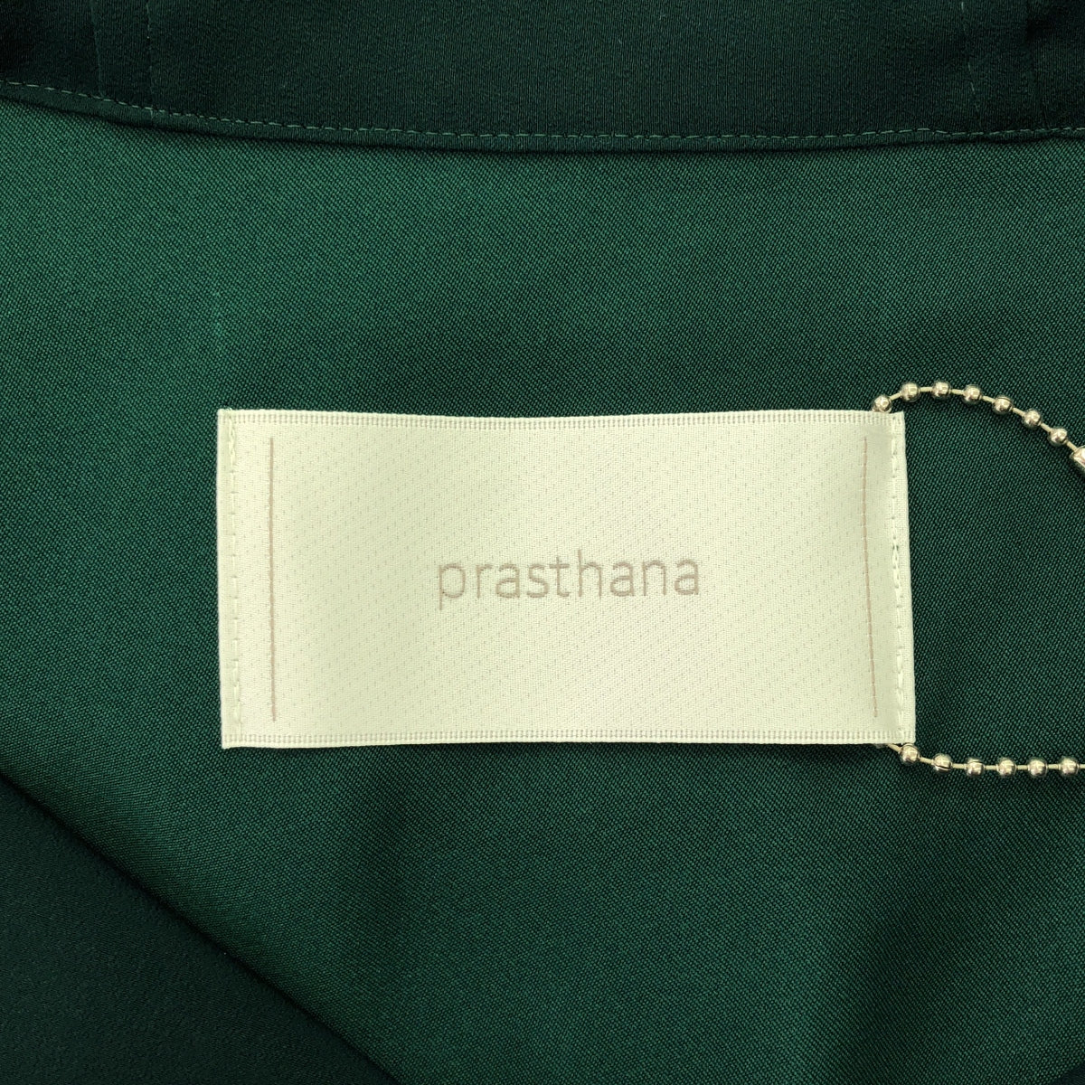 [新] prasthana / Prasthana |連帽 BDU 襯衫 | S |綠色 |男士