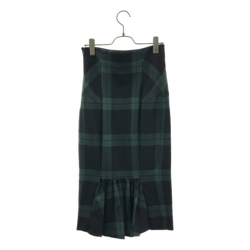 DIANE VON FURSTENBERG / ダイアンフォンファステンバーグ | バックギャザー サイドジップ ロングスカート | 4 | レディース