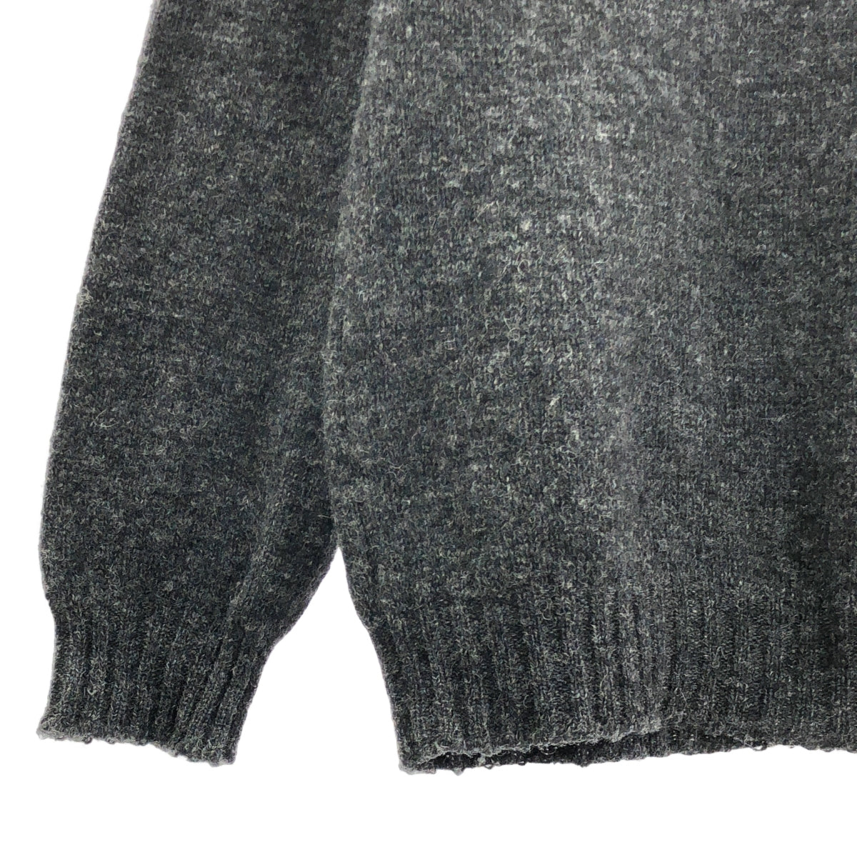 Jamieson's | 羊毛披肩領針織毛衣 | 灰色 | 男款