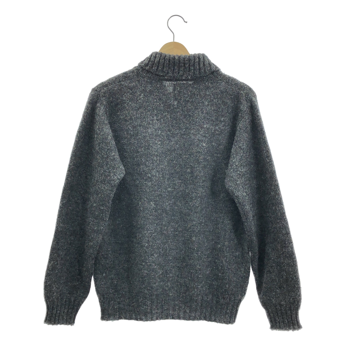 Jamieson's | 羊毛披肩領針織毛衣 | 灰色 | 男款