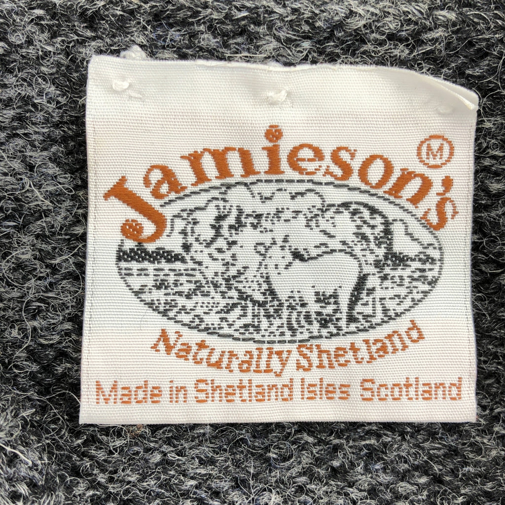 Jamieson's / ジャミーソンズ | ウール ショールカラー ニット セーター |