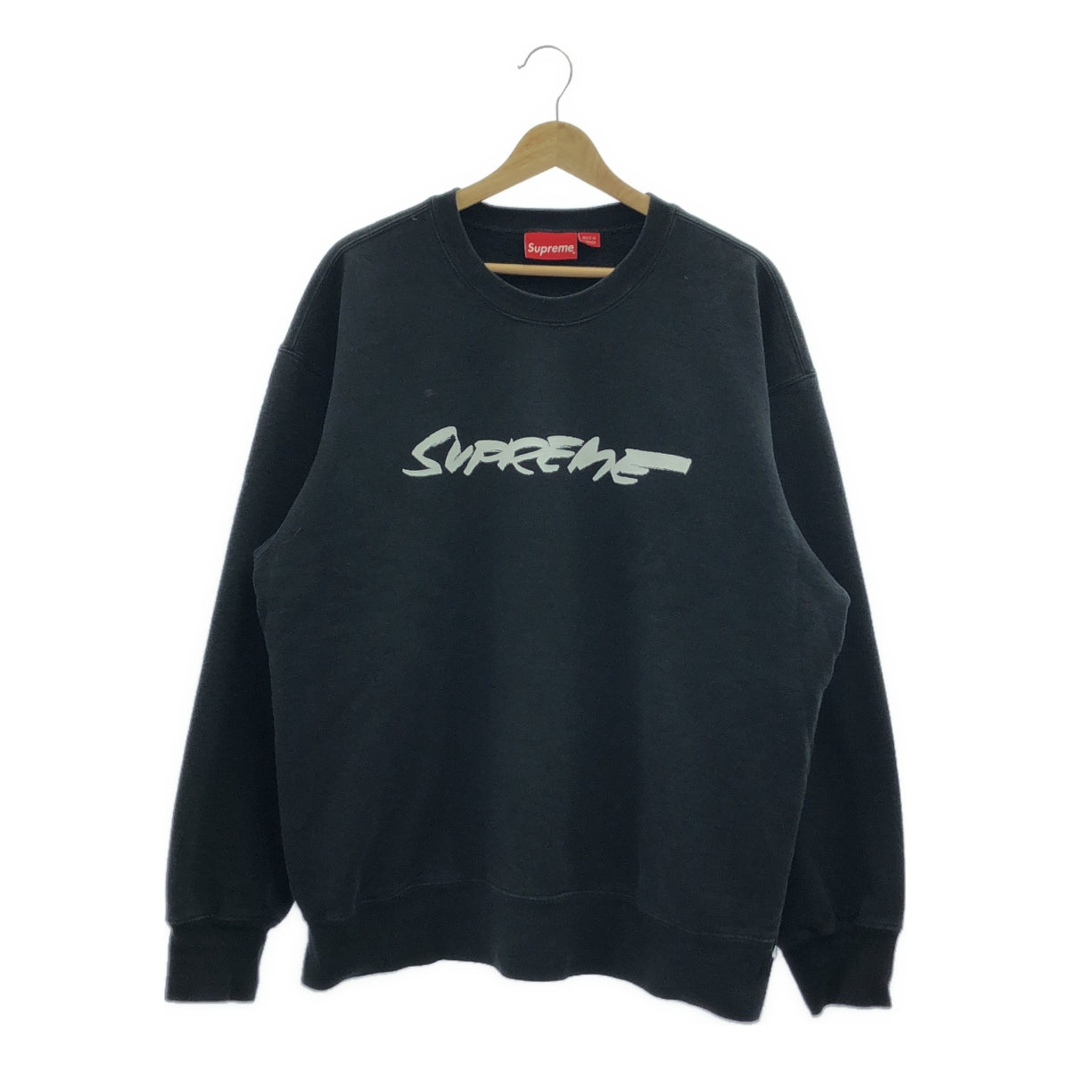 SUPREME / シュプリーム | Futura フューチュラ Logo Crewneck ロゴ クルーネック スウェット | L | ブラック | メンズ