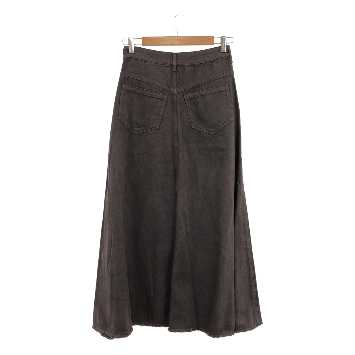 Plage | Cut-off denim flare skirt | Size 34 | Women's