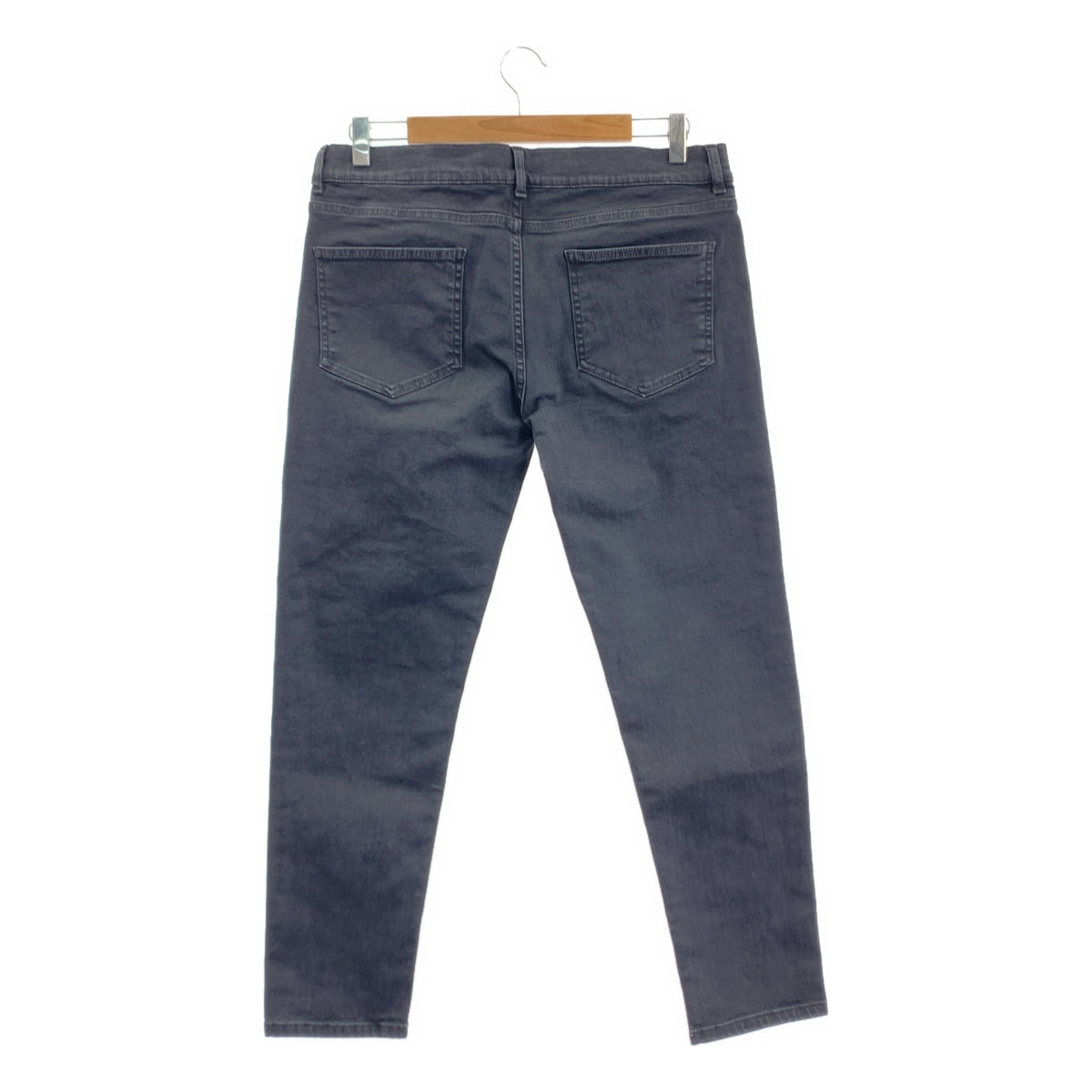 [狀況極佳] BALENCIAGA | 彈性緊身牛仔褲 | 尺寸 42 | 炭灰色 | 女款