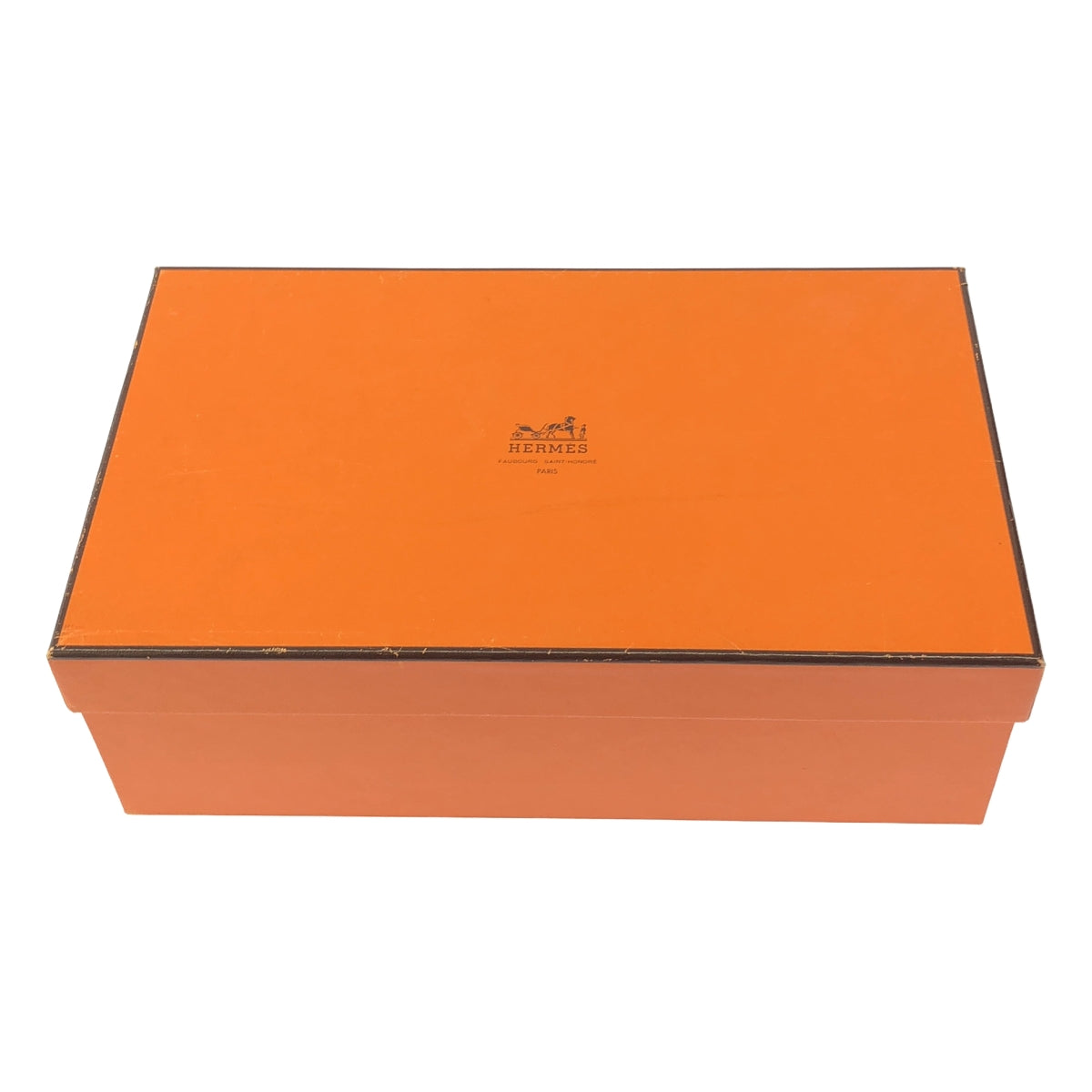 [新品] 愛馬仕 |刺繡標誌平底鞋 | 36 1/2 |黑色 |女性的