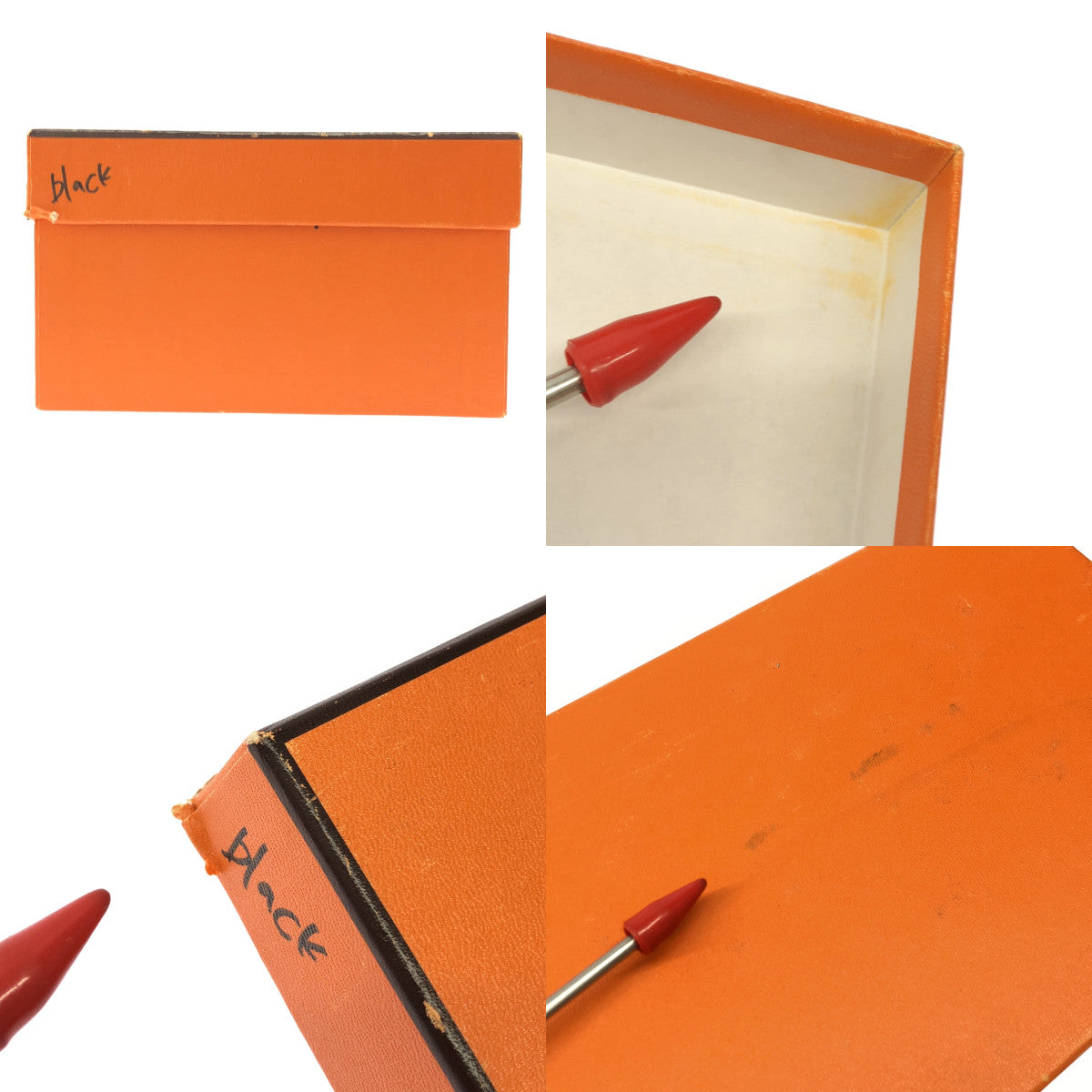 [新品] 愛馬仕 |刺繡標誌平底鞋 | 36 1/2 |黑色 |女性的