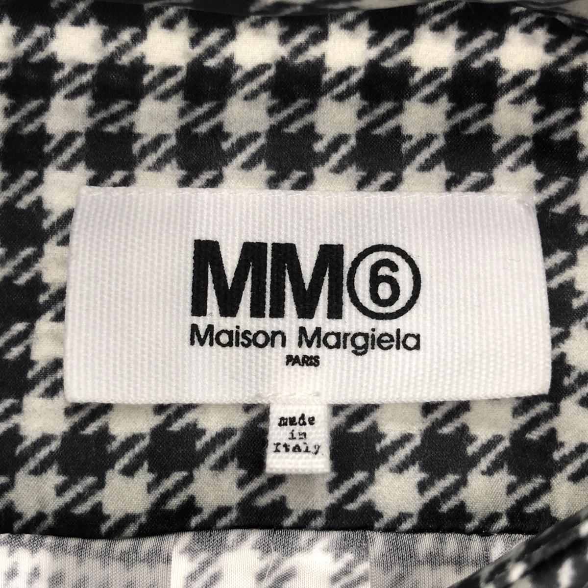 MM6 Maison Margiela / 엠엠 식스 메종 마르젤라 | 2021SS | 글렌 체크 비대칭 셔츠 | 36 | 여성