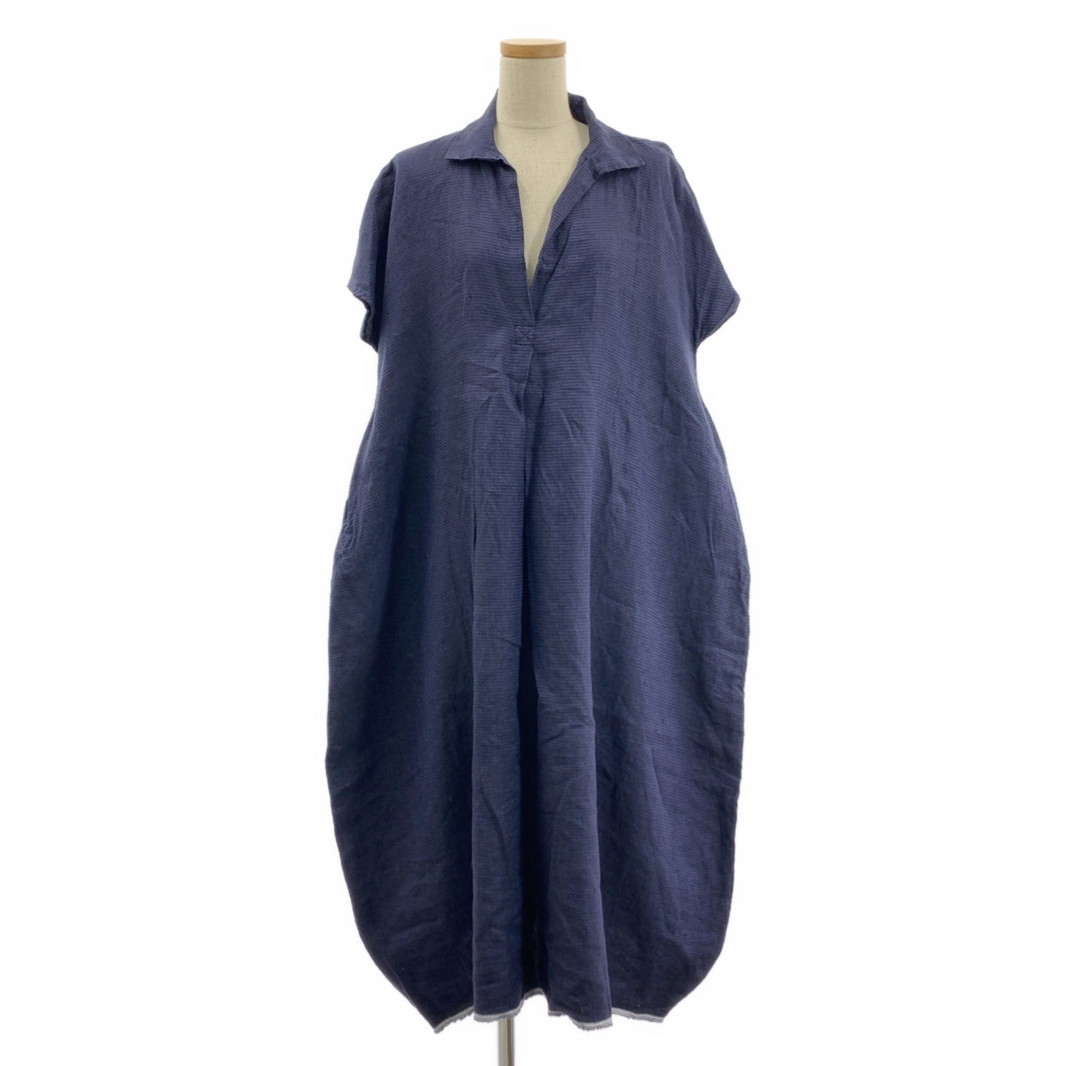 DANIELA GREGIS | 亞麻超大高領洋裝 | F碼 | 女款