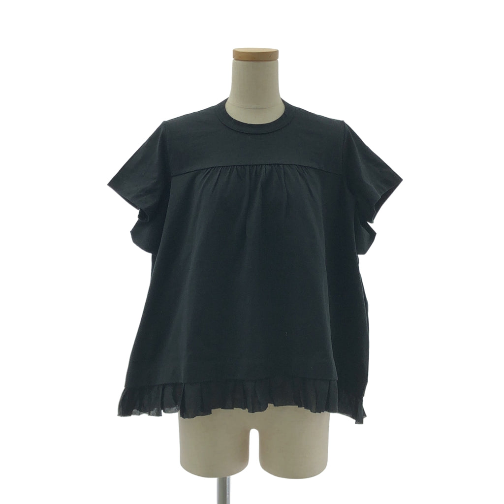 tricot COMME des GARÇONS | 2021 春夏 | 荷葉邊褶皺圓領 T 卹 | M 碼 | 女款