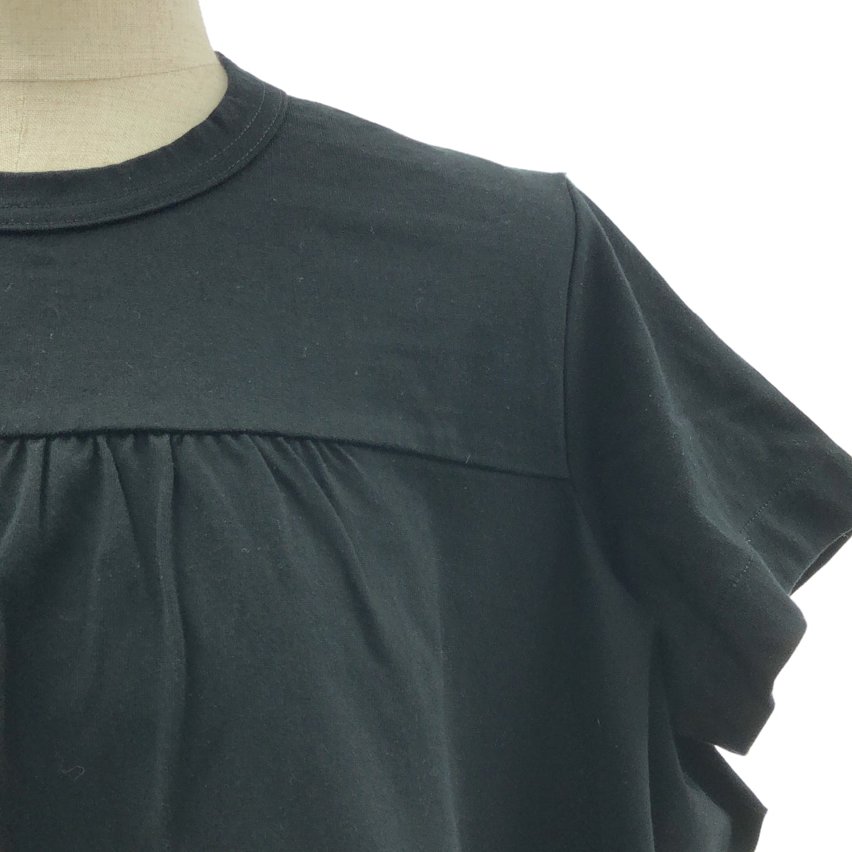 tricot COMME des GARÇONS | 2021 春夏 | 荷葉邊褶皺圓領 T 卹 | M 碼 | 女款