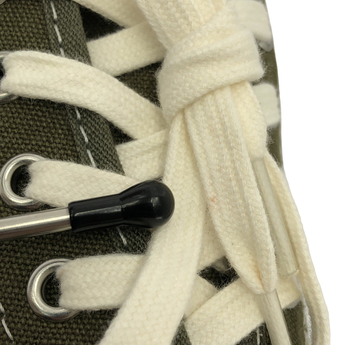 【미품】 CONVERSE / 컨버스 | JACK PURCELL 1CL749 로우 컷 스니커즈 | 24.5 | 카키 | 남성