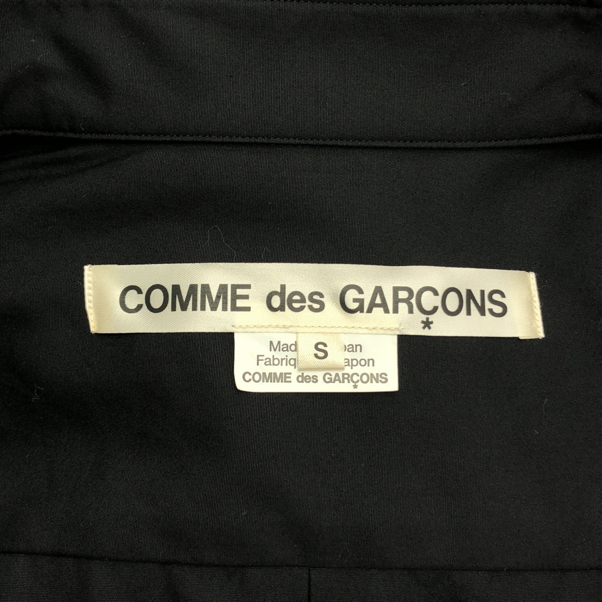 【美品】  COMME des GARCONS / コムデギャルソン | 2021AW | レイヤード ロング ブラウス シャツ | S | ブラック | レディース