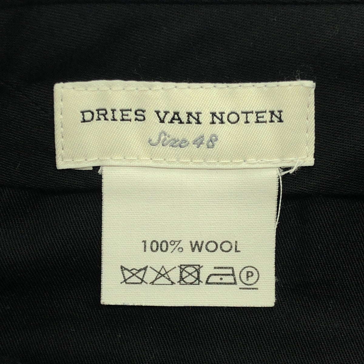 DRIES VAN NOTEN | Wool Striped Slacks Pants | Size 48 | Men's