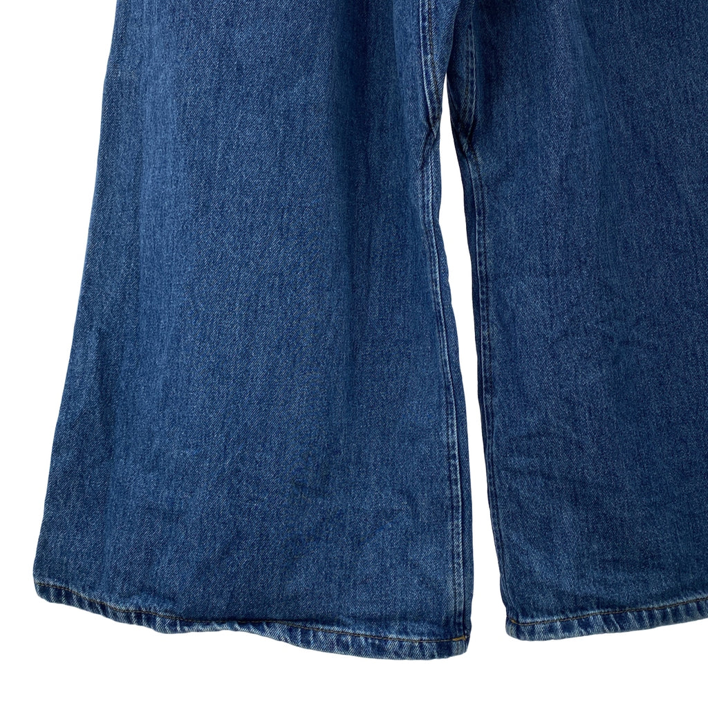 HED MAYNER / 헤드 메이너 | 2023AW | × Desigual. 디지구얼 THE NEW CANADIAN TUXEDO PANTS 드로스트링 데님 이지 와이드 팬츠 | S | 남성