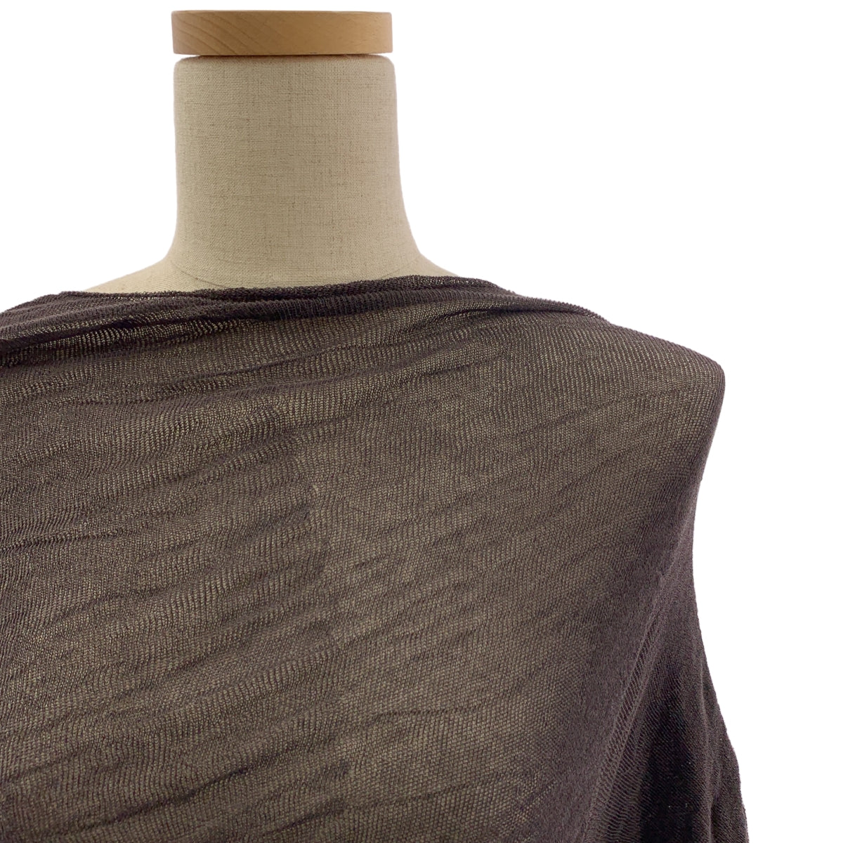 ISSEY MIYAKE / 이세이 미야케 | 2024SS | 비대칭 개더 드레이프 디자인 드레스 원피스 | 2 | 여성