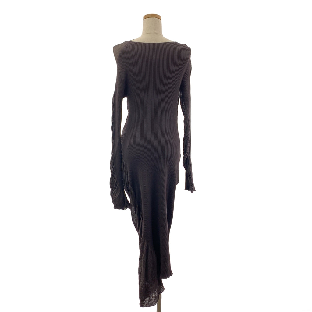 ISSEY MIYAKE / 이세이 미야케 | 2024SS | 비대칭 개더 드레이프 디자인 드레스 원피스 | 2 | 여성