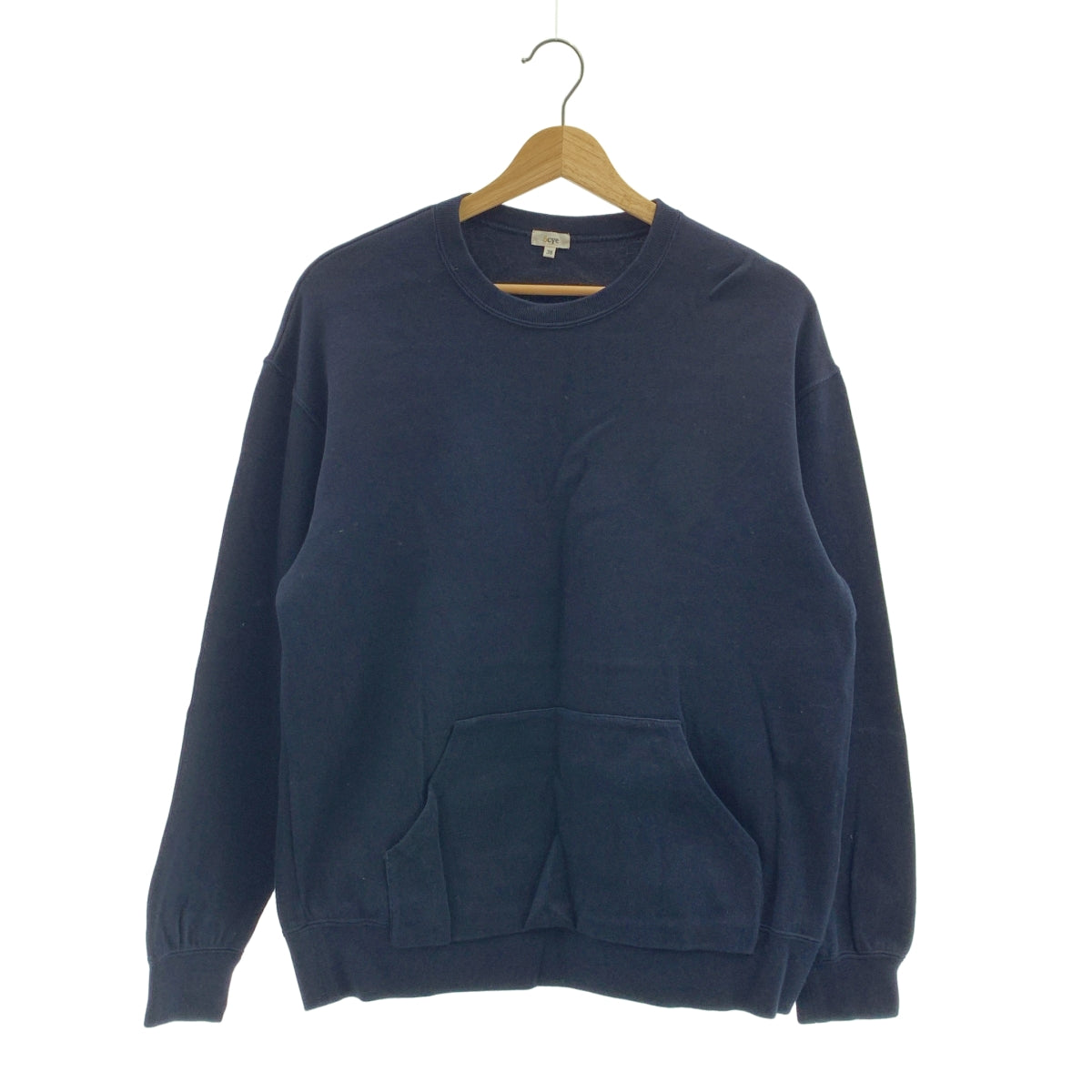 SCYE | 純棉雙面圓領衛衣 | 38碼 | 海軍藍 | 男士