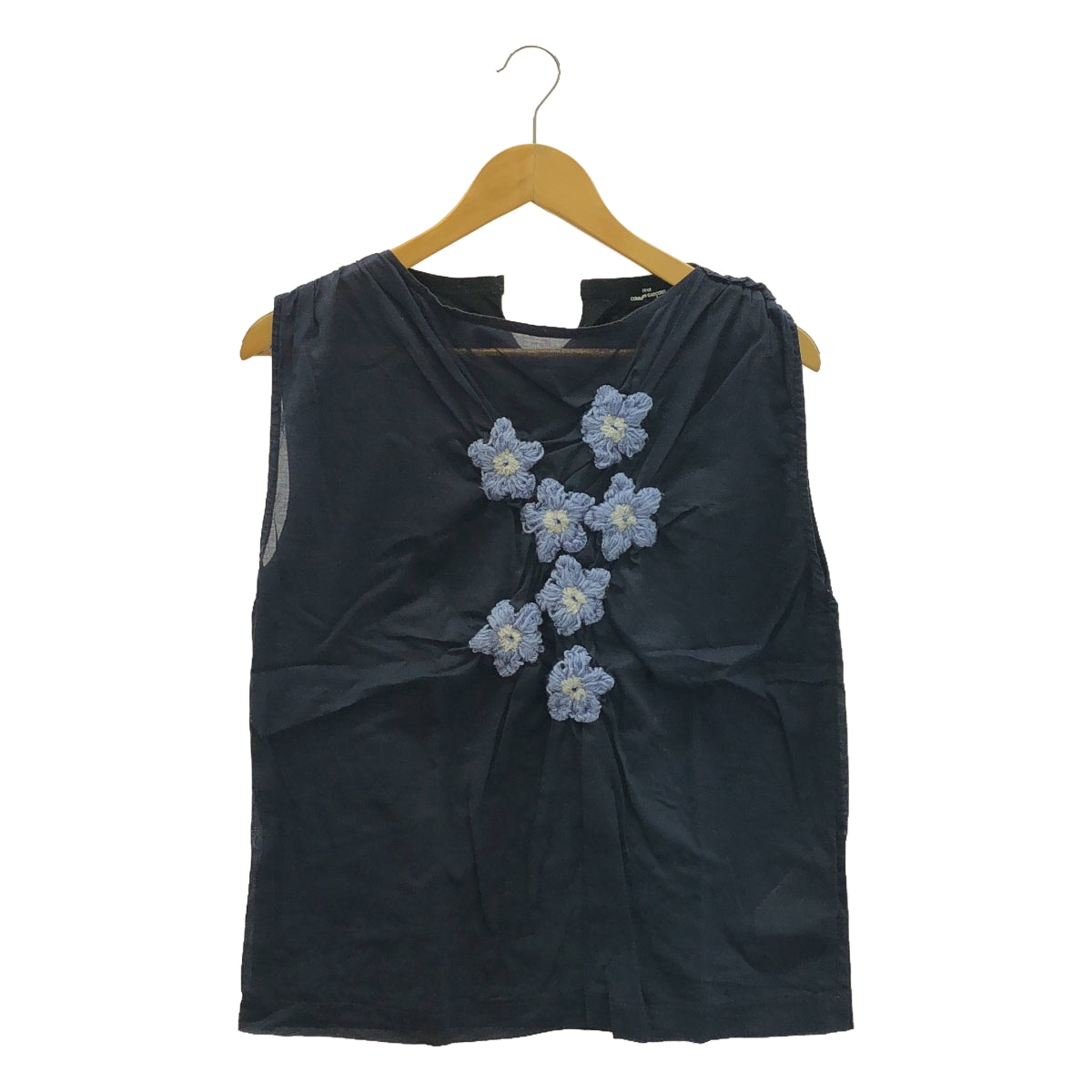 tricot COMME des GARCONS | 2014SS | Flower embroidery sleeveless top | F | Women's