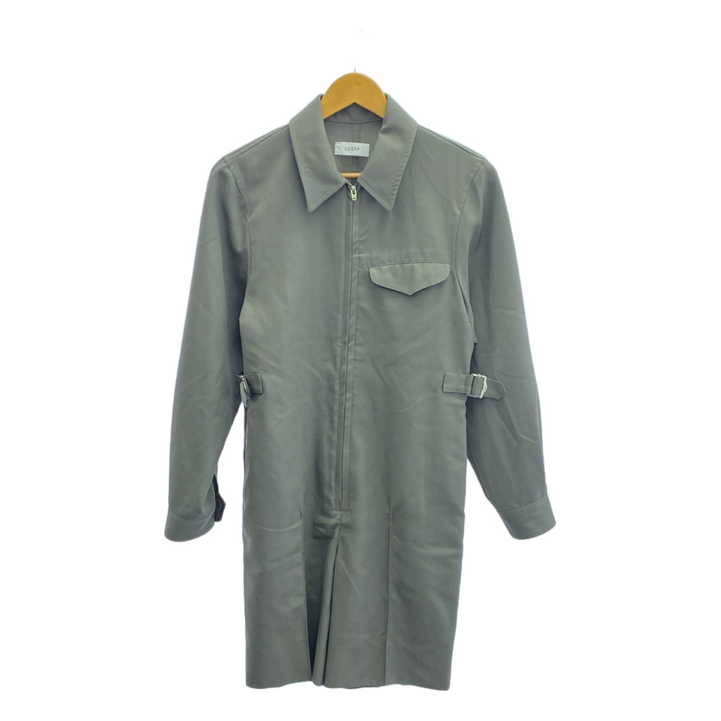 【美品】  LOEFF / ロエフ | ギャバショーツオールインワン | 0 | グレー | レディース