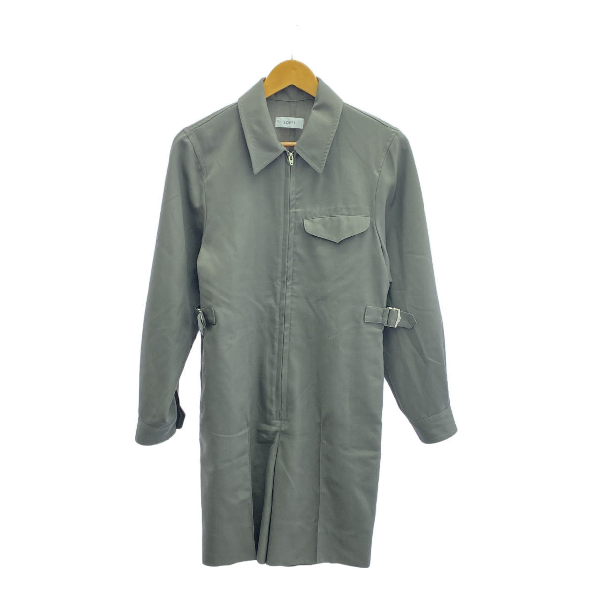 【美品】  LOEFF / ロエフ | ギャバショーツオールインワン | 0 | グレー | レディース