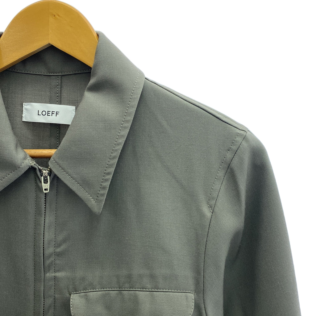 【美品】  LOEFF / ロエフ | ギャバショーツオールインワン | 0 | グレー | レディース