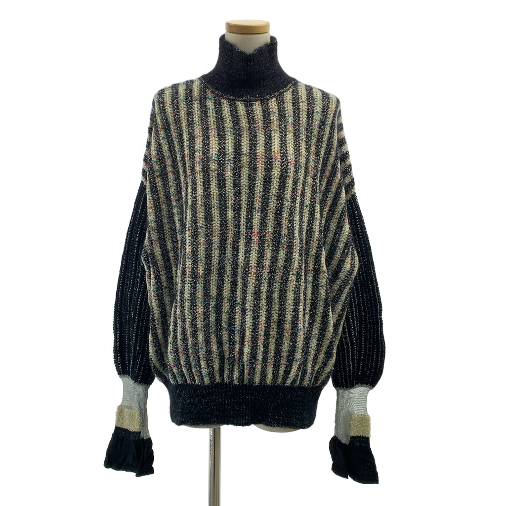 Mame Kurogouchi / 마메쿠로고우치 | Kasuri Knit Pullover / 울 모헤야 카스리 니트 스웨터 | 1 |