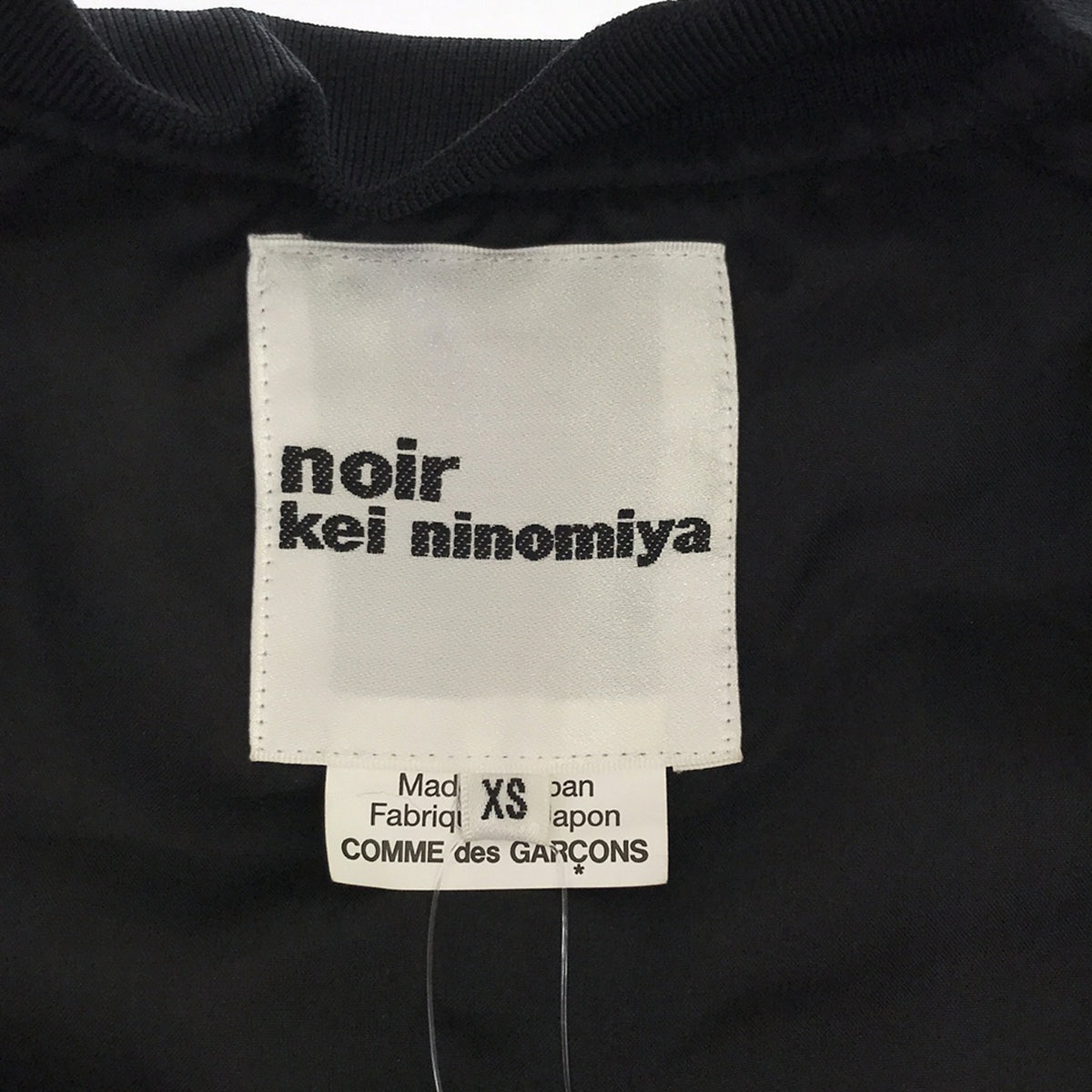 【美品】  noir kei ninomiya / ノワールケイニノミヤ | 2023SS | バックエンブロイダリー ジャガード ジャンプスーツ | XS | ブラック | レディース