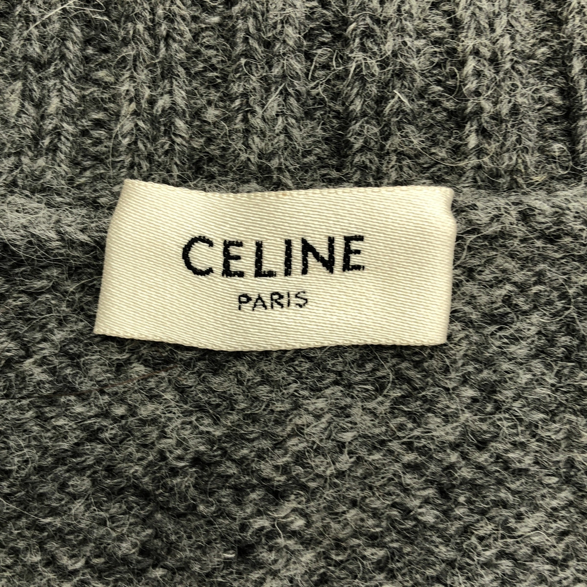 CELINE / セリーヌ | エディ期 ウール タートルネック ニット | S | レディース