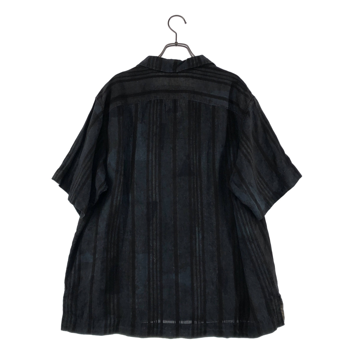 ziggy chen / ジギーチェン | 2024SS | ストライプ オーバーシルエット オープンカラー シャツ | 44 | メンズ