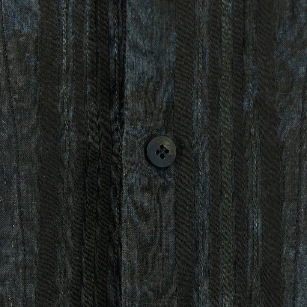 Ziggy Chen | 2024 春夏系列 | 條紋寬鬆領襯衫 | 尺寸 44 | 男款