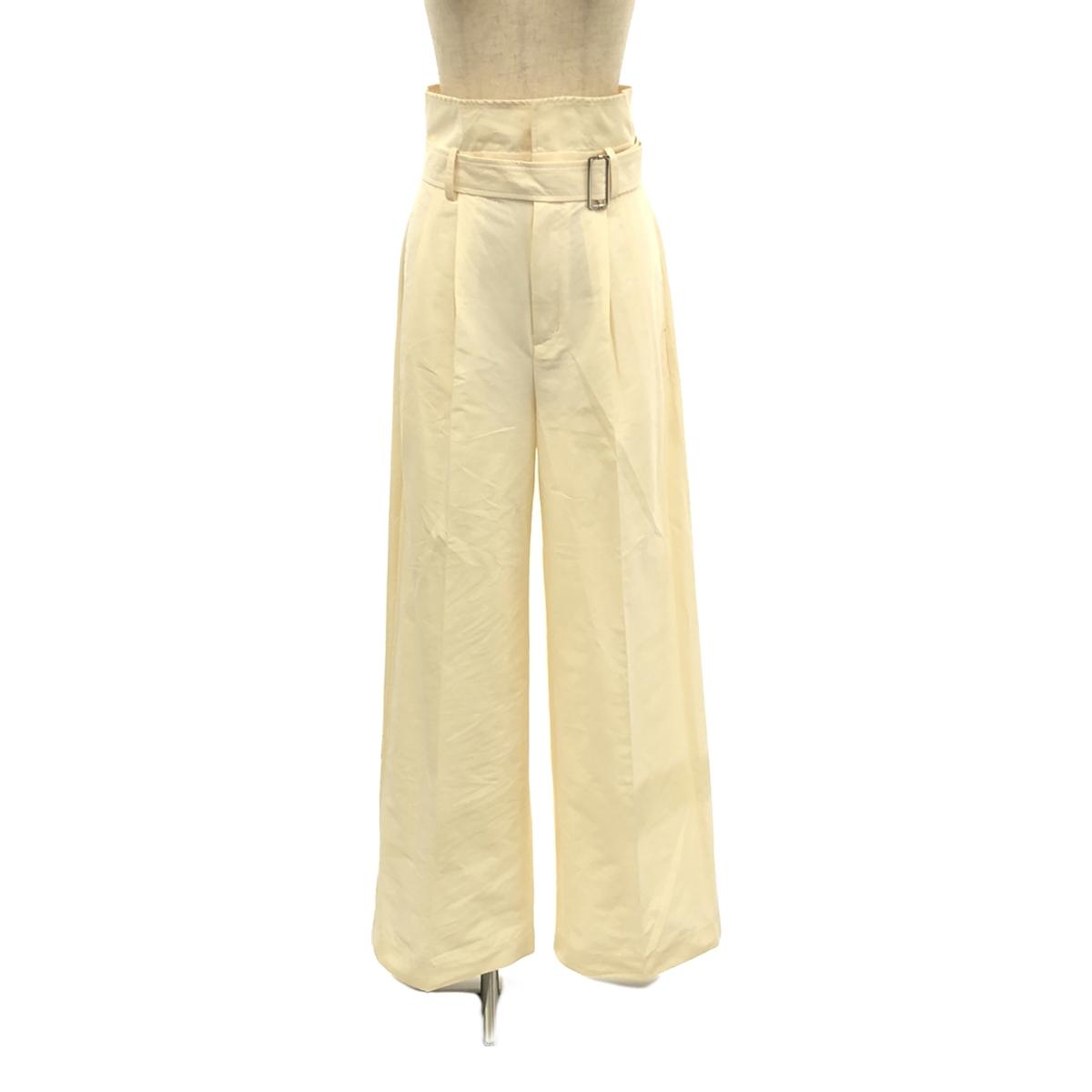 [New] IIROT | High-waisted Wide Pant | Size 38 | Ivory | Women's