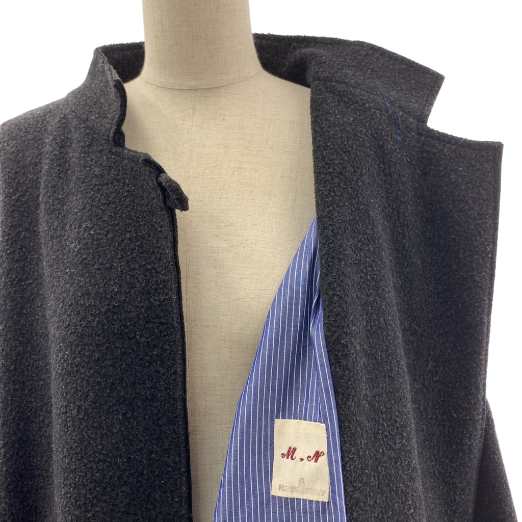 GALLEGO DESPORTES / 갤레고데스포트 | 스탠드 컬러 울 1 버튼 빅 코트 | S |