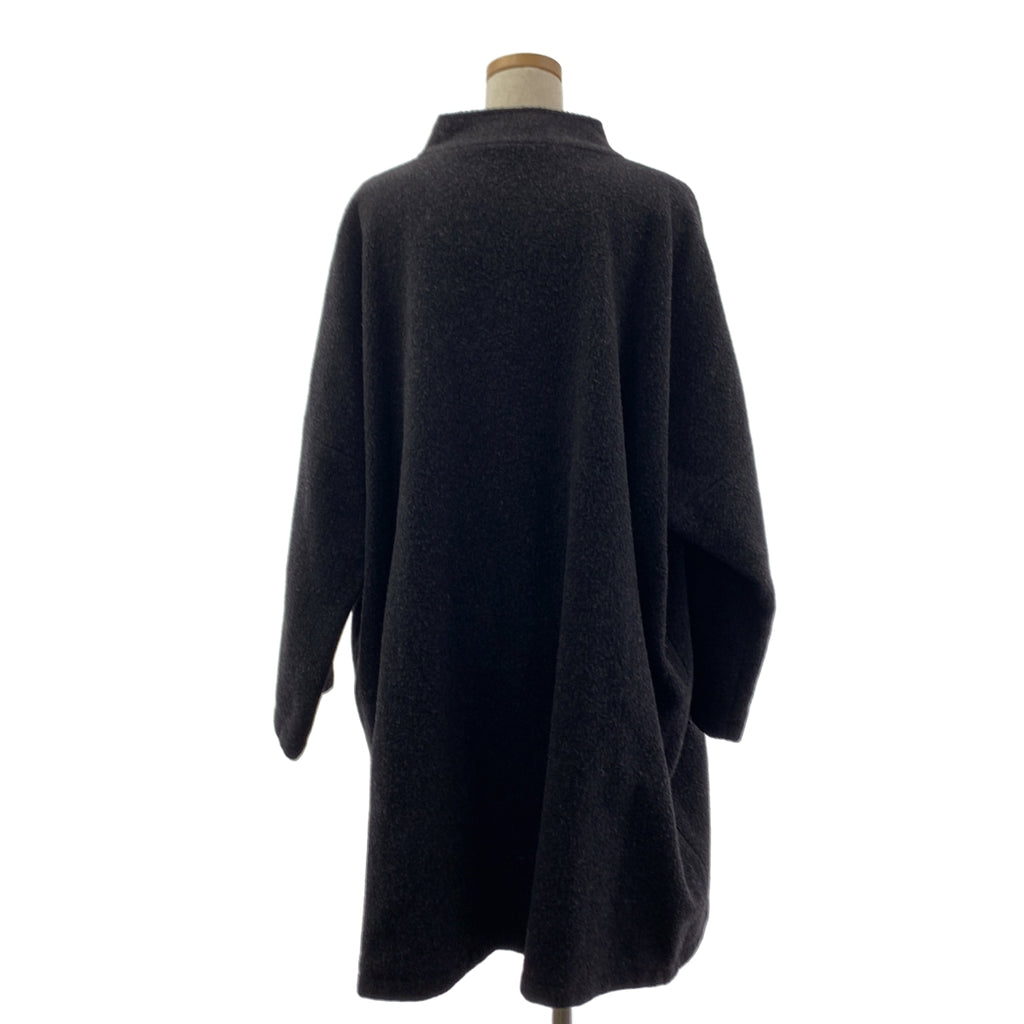 GALLEGO DESPORTES / 갤레고데스포트 | 스탠드 컬러 울 1 버튼 빅 코트 | S |