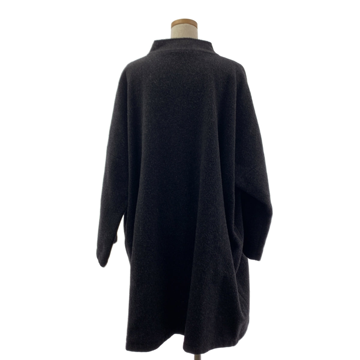 GALLEGO DESPORTES / 갤레고데스포트 | 스탠드 컬러 울 1 버튼 빅 코트 | S |