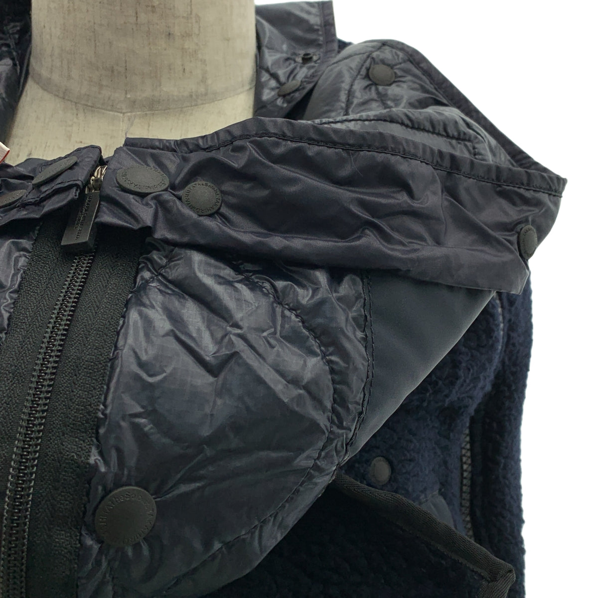 TAKAHIROMIYASHITA The Soloist / タカヒロミヤシタザソロイスト | blanket jacket ボア ブランケットジャケット | ネイビー | メンズ