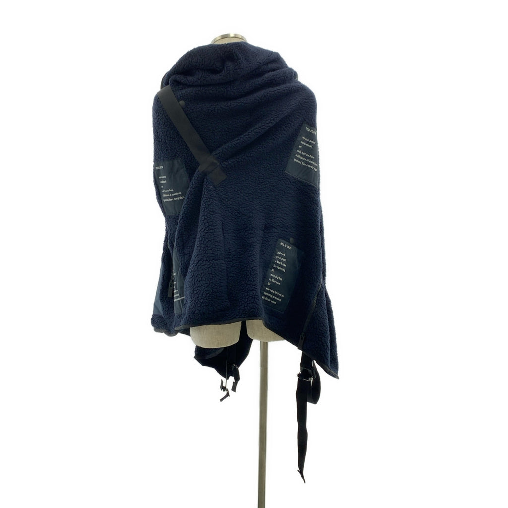TAKAHIROMIYASHITA The Soloist / タカヒロミヤシタザソロイスト | blanket jacket ボア ブランケットジャケット | ネイビー | メンズ