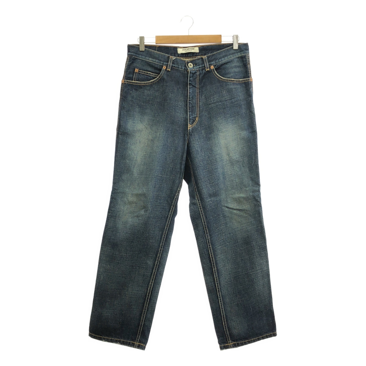 JUNYA WATANABE COMME des GARCONS / 渡邊淳也 |公元2012年|仿舊水洗牛仔長褲 | S |靛藍|女性的