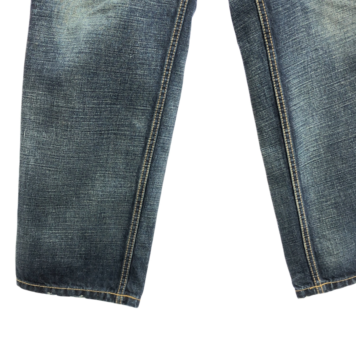 JUNYA WATANABE COMME des GARCONS / 渡邊淳也 |公元2012年|仿舊水洗牛仔長褲 | S |靛藍|女性的