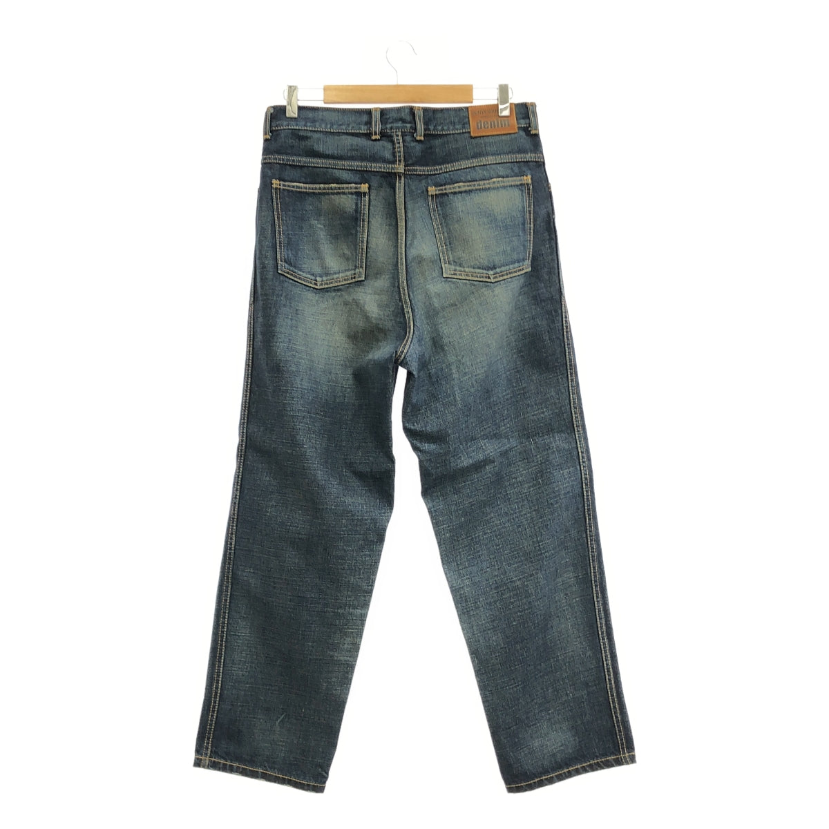 JUNYA WATANABE COMME des GARCONS / 渡邊淳也 |公元2012年|仿舊水洗牛仔長褲 | S |靛藍|女性的