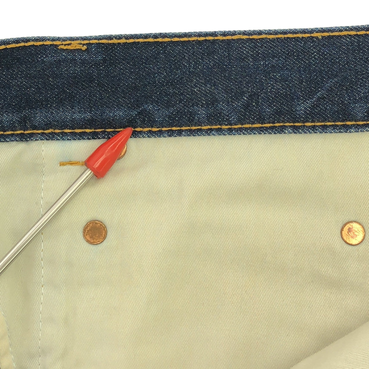 JUNYA WATANABE COMME des GARCONS / 준야와타나베 | AD2012 | 데미지 가공 워시드 데님 팬츠 | S | 인디고 | 여성