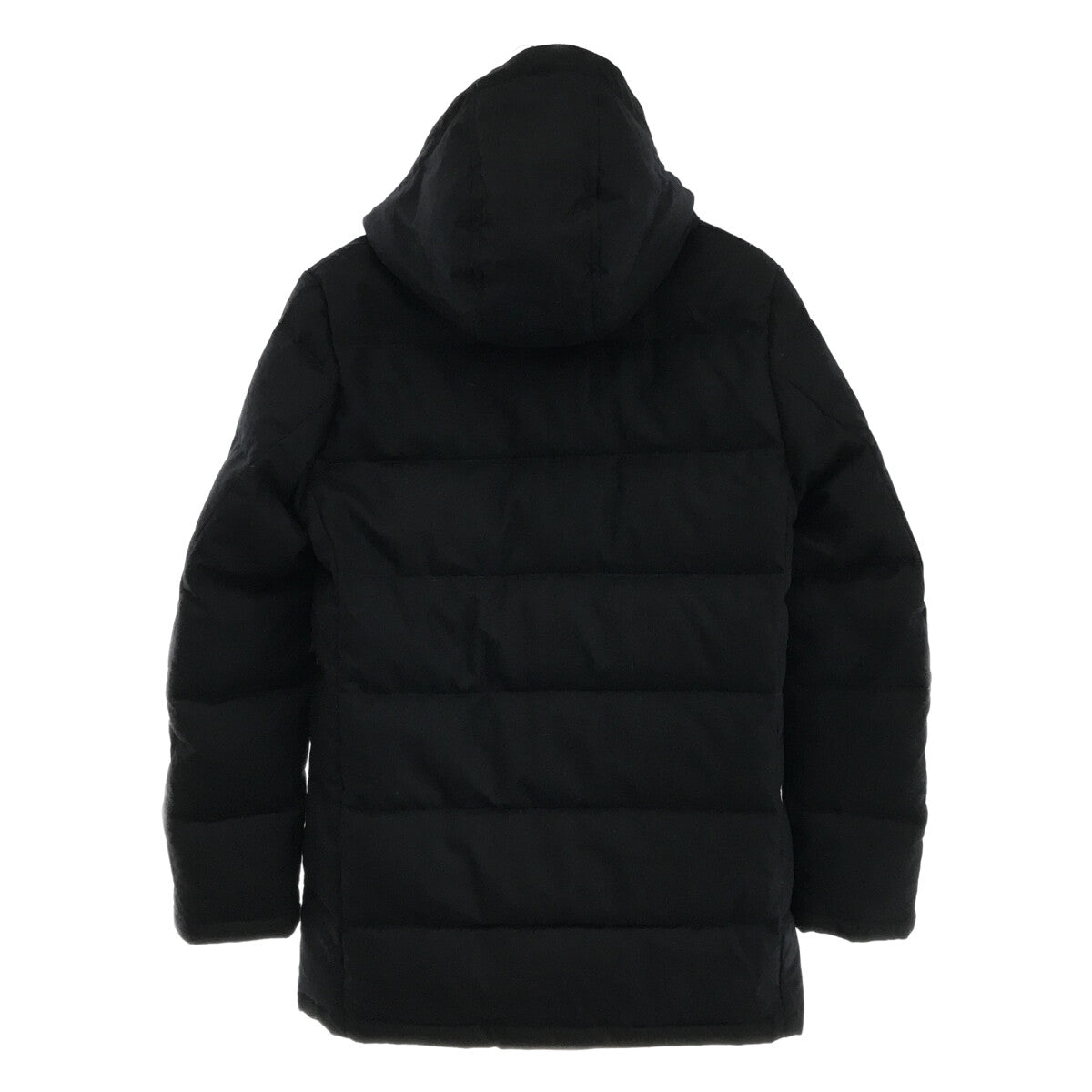 MACKINTOSH | Loro Piana wool hooded down jacket | Size 36 | Navy | Women's