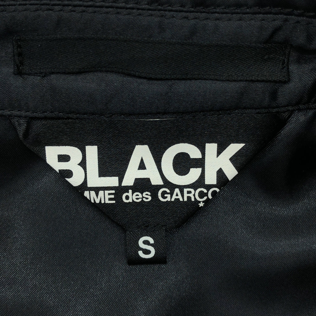 BLACK COMME des GARCONS / 블랙콤 데 갤슨 | 2018AW | 컷오프 더블 라이더스 재킷 | S |