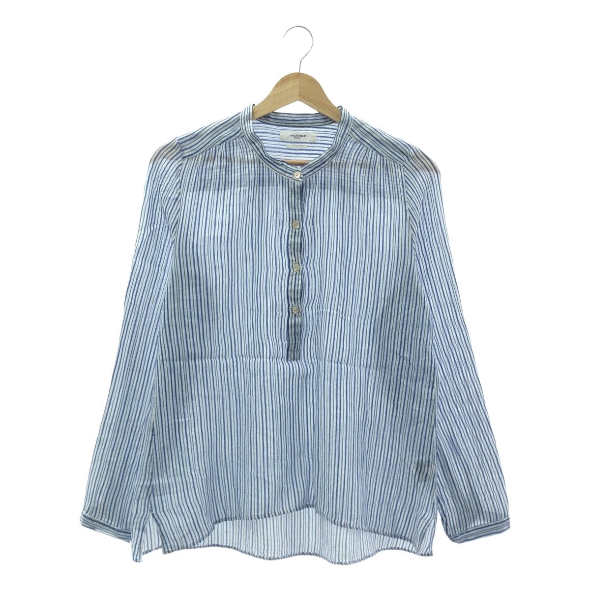 ISABEL MARANT ETOILE | JADA / 褶皺立領套頭襯衫 | 38 | 女款