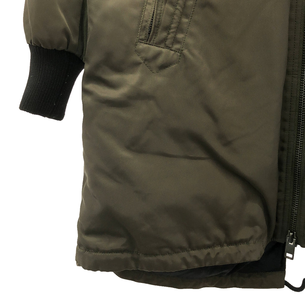 DIESEL / ディーゼル | MA-1 切替 ダウンコート | XXS | カーキ | レディース