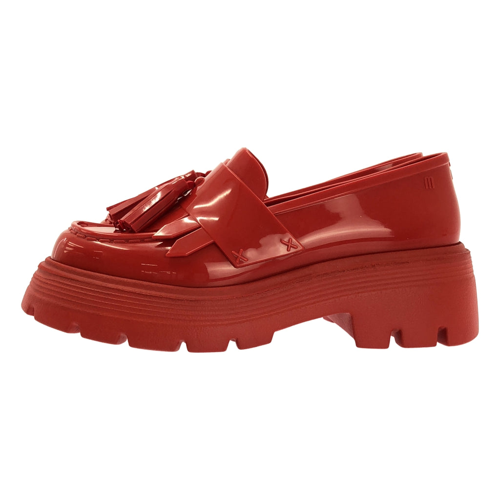 [狀況良好] COMME des GARÇONS GIRL / Comme des Garçons Girl | x Melissa / 琺瑯流蘇樂福鞋| SHOPBOP尺寸 23 厘米 |紅色|女性的