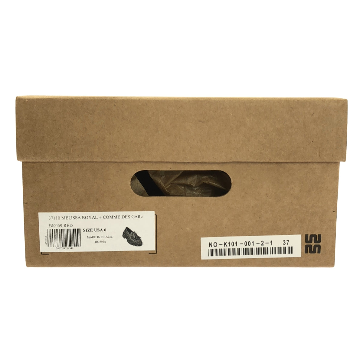 [狀況良好] COMME des GARÇONS GIRL / Comme des Garçons Girl | x Melissa / 琺瑯流蘇樂福鞋| SHOPBOP尺寸 23 厘米 |紅色|女性的