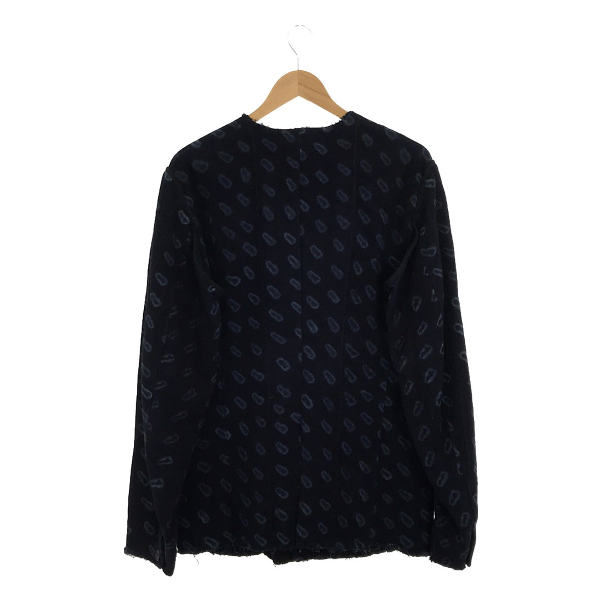 [全新] OLUBIYI THOMAS | 2023SS |無領工作外套 |全身印花無領工作外套 | 2 |靛藍 |男士