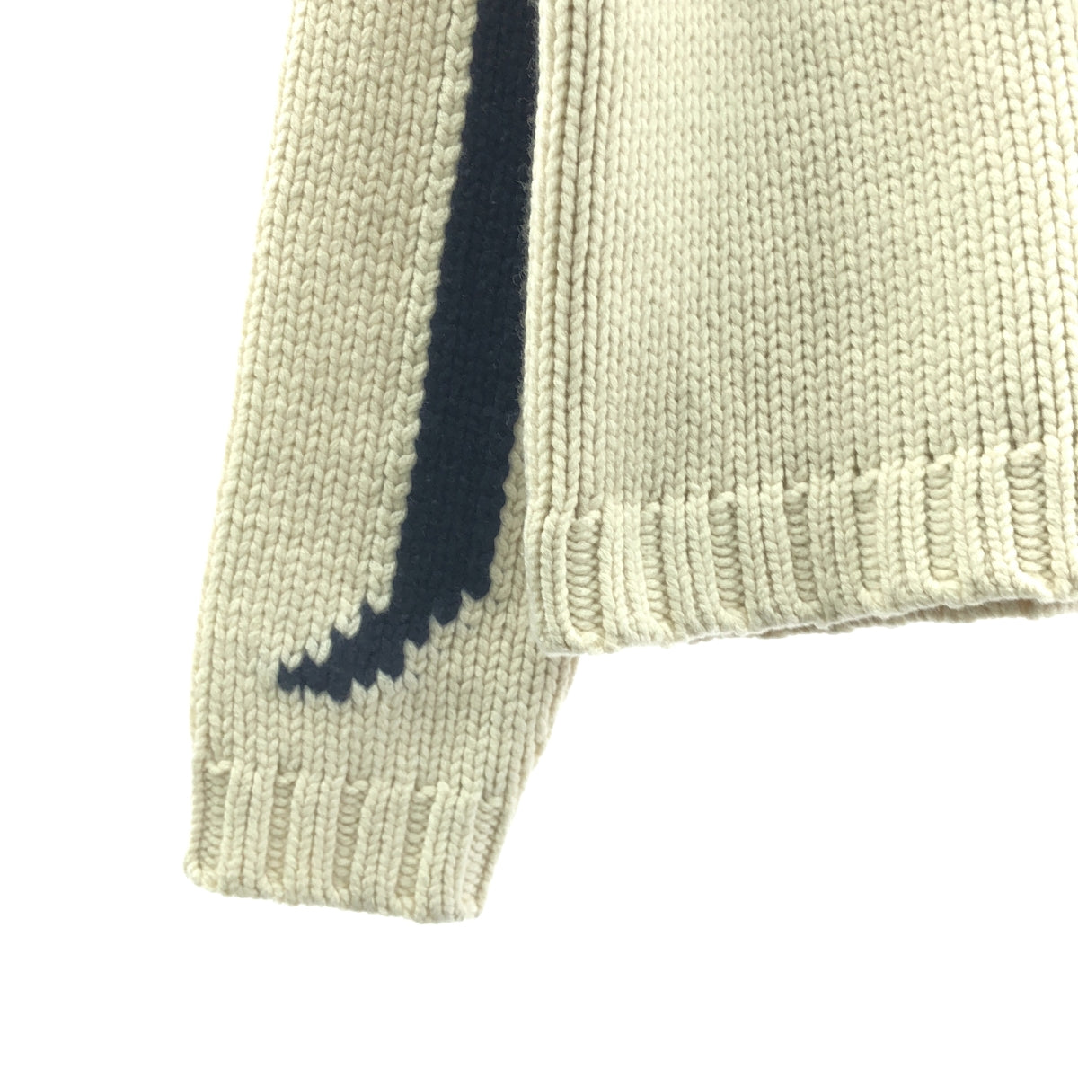 JW Anderson | 2021 秋冬 | JWA 標誌厚實連帽羊毛衫和嵌花針織毛衣 | M 碼 | 男款