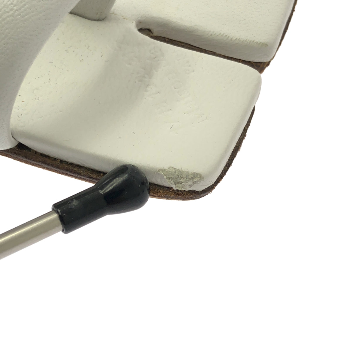 Maison Margiela / メゾンマルジェラ | tabi スクエアトゥ レザー ヒール サンダル | 38 | レディース